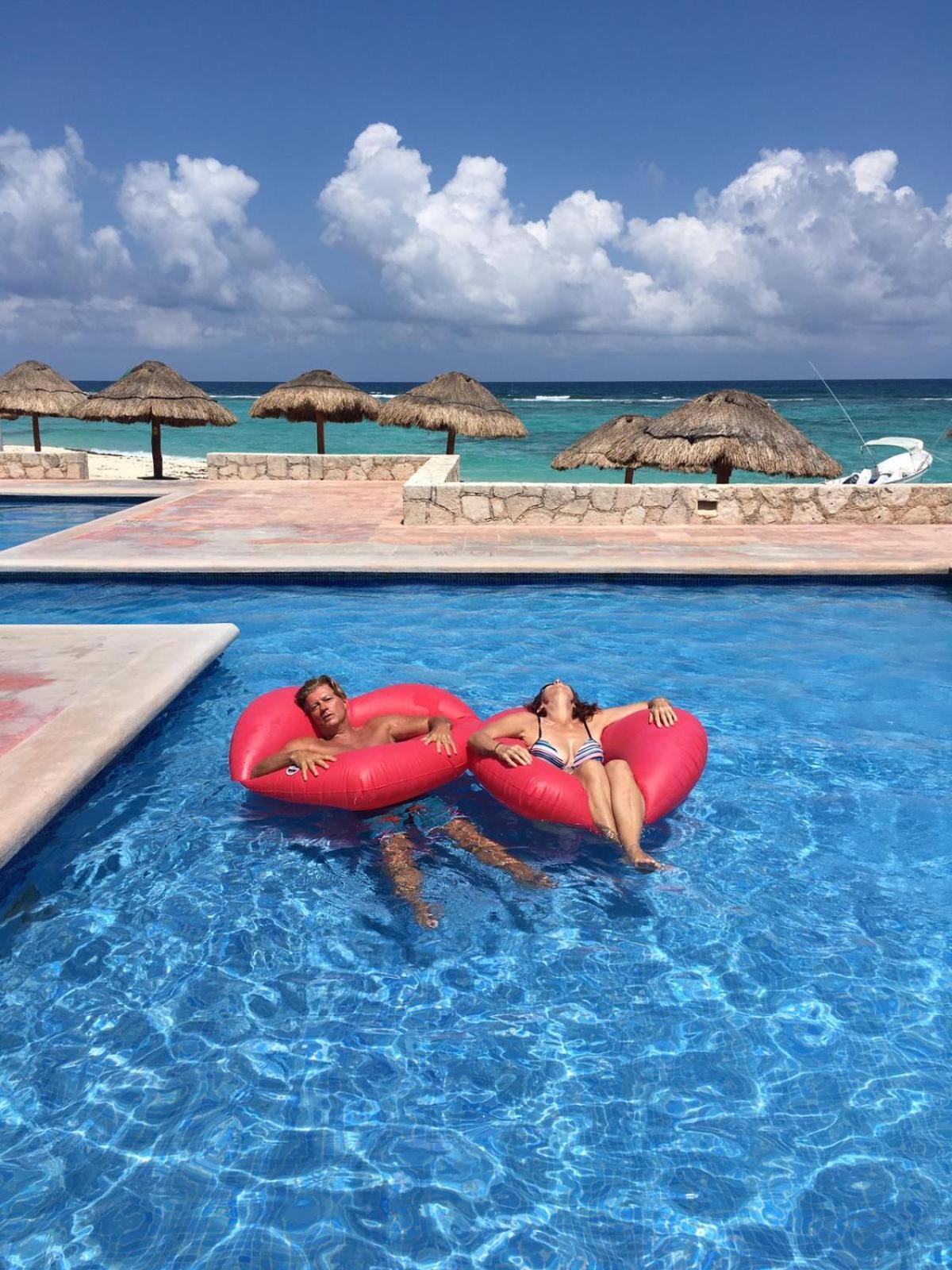 Beachfront Hammock Heaven Akumal Luaran gambar