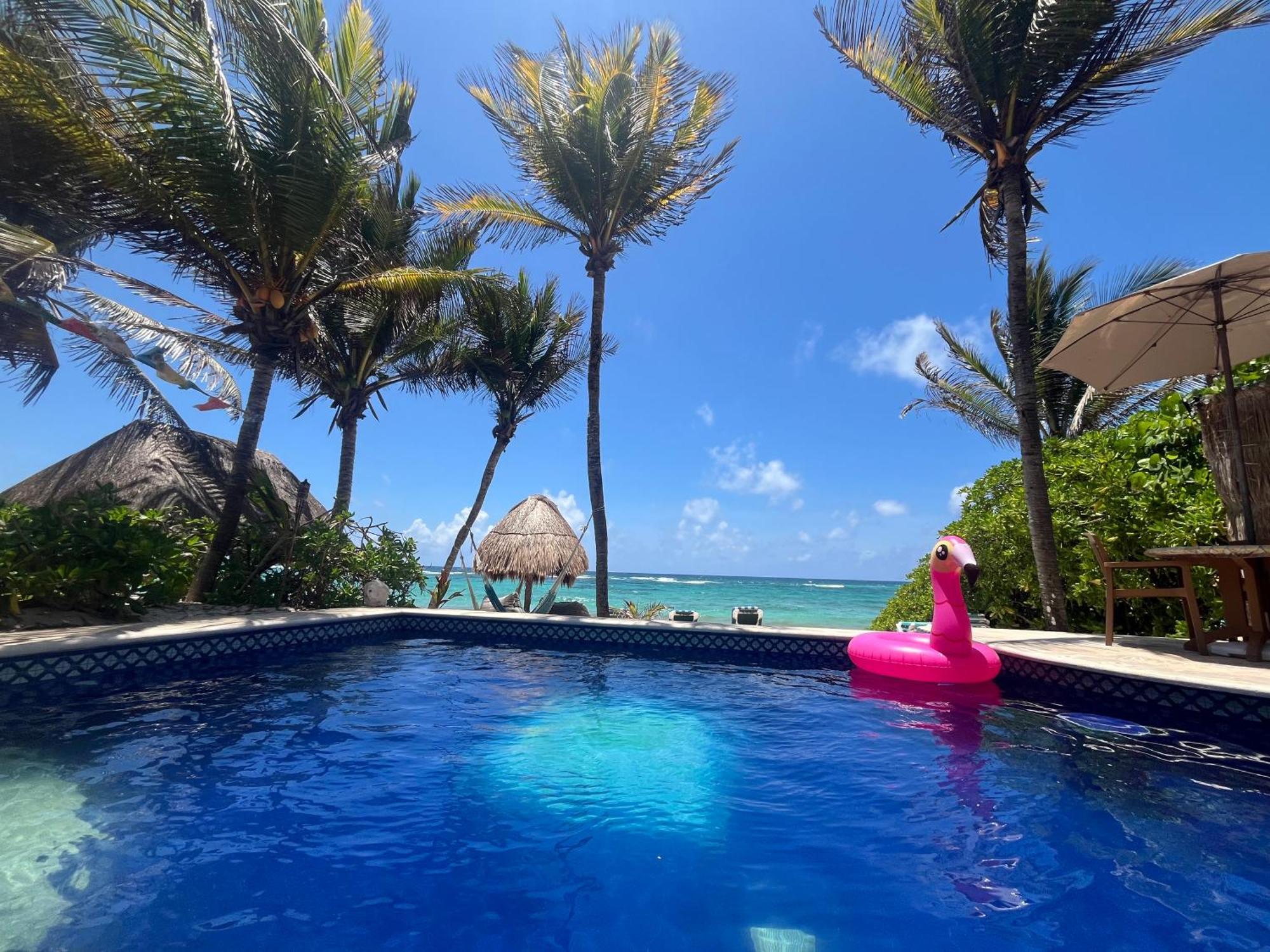 Beachfront Hammock Heaven Akumal Luaran gambar